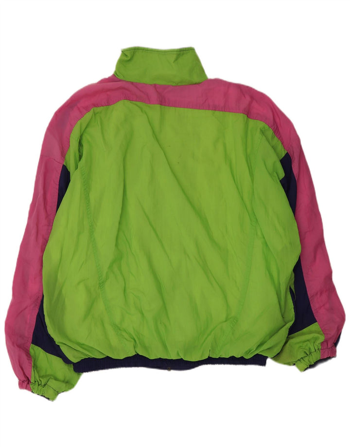 ALEX ATHLETICS  Mens Tracksuit Top Jacket 2XL Navy Blue Colourblock