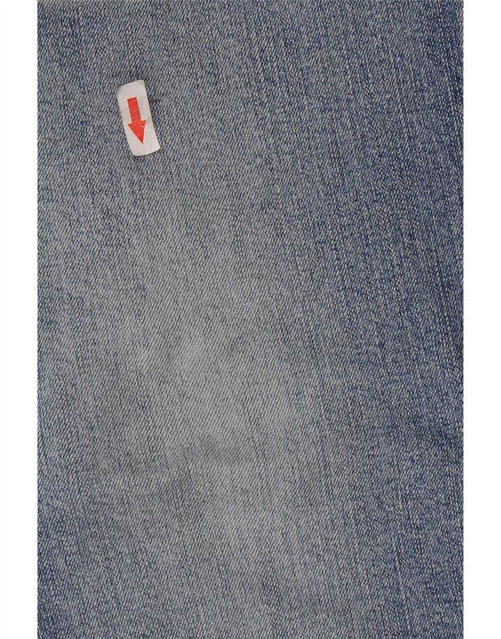 WRANGLER Mens Texas Stretch Straight Jeans W36 L30 Blue Cotton