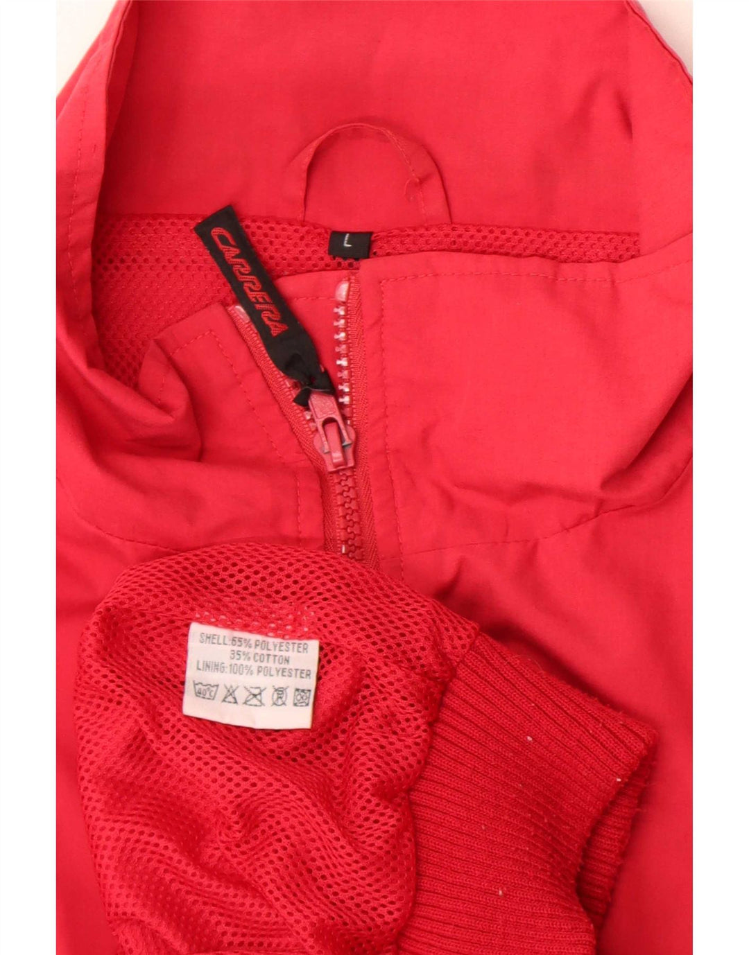 Carrera Mens Graphic Bomber Jacket UK 40 Large Red Polyester