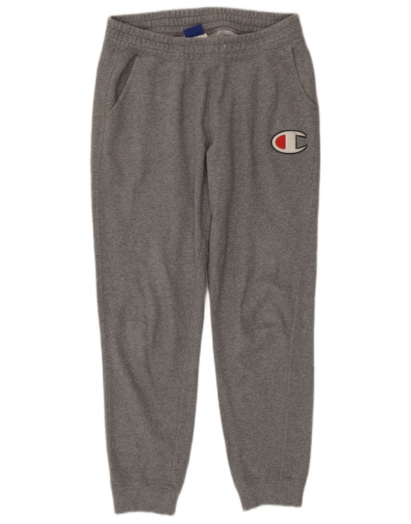 Champion Boys Tracksuit Trousers Joggers 13-14 Years Medium Grey Cotton