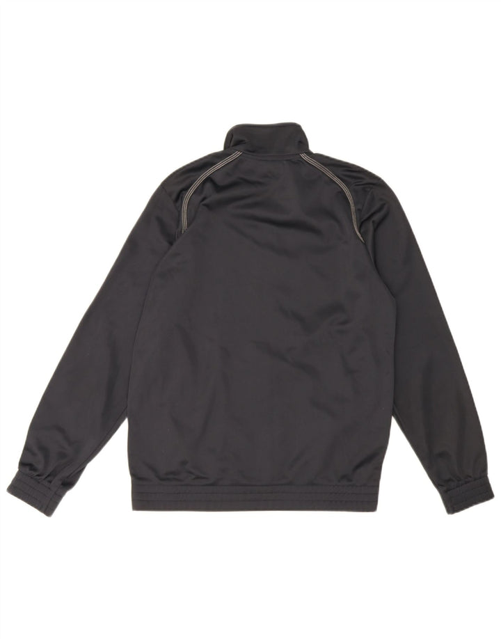 Lotto Boys Graphic Tracksuit Top Jacket 13-14 Years Large Black Polyester
