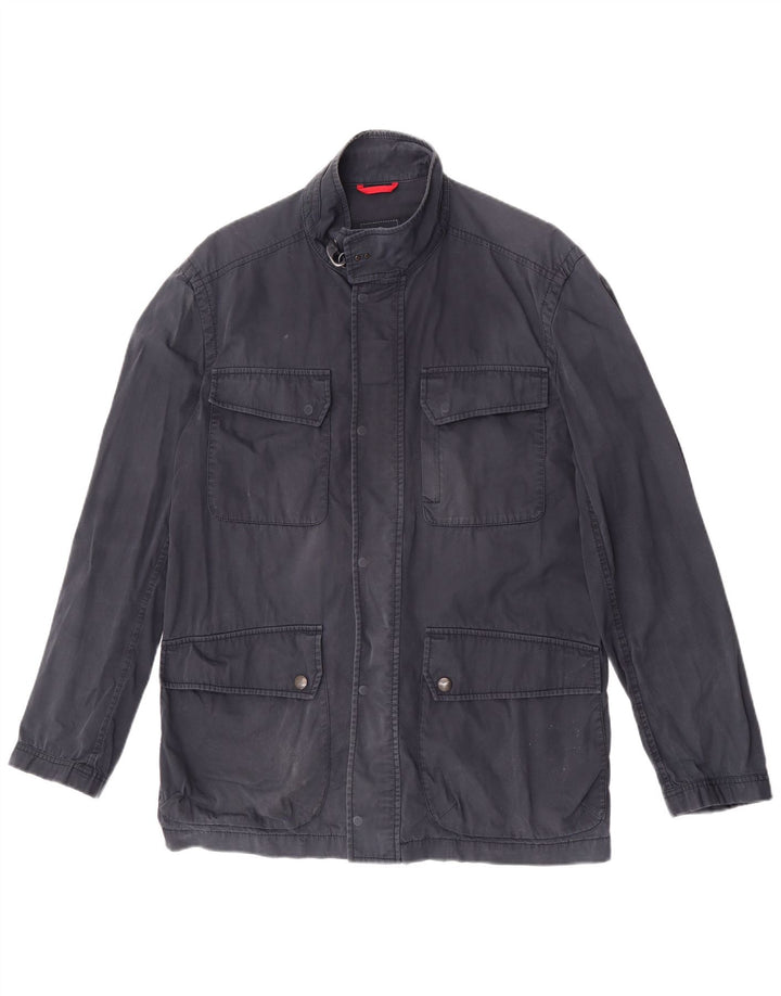 Fay Mens Utility Jacket UK 42 XL Navy Blue