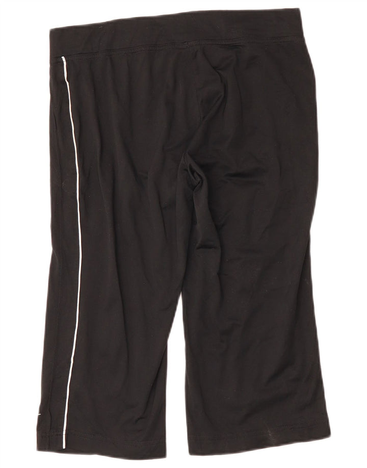 Nike Womens Bermuda Sport Shorts US 4/6 Small  Black Polyester