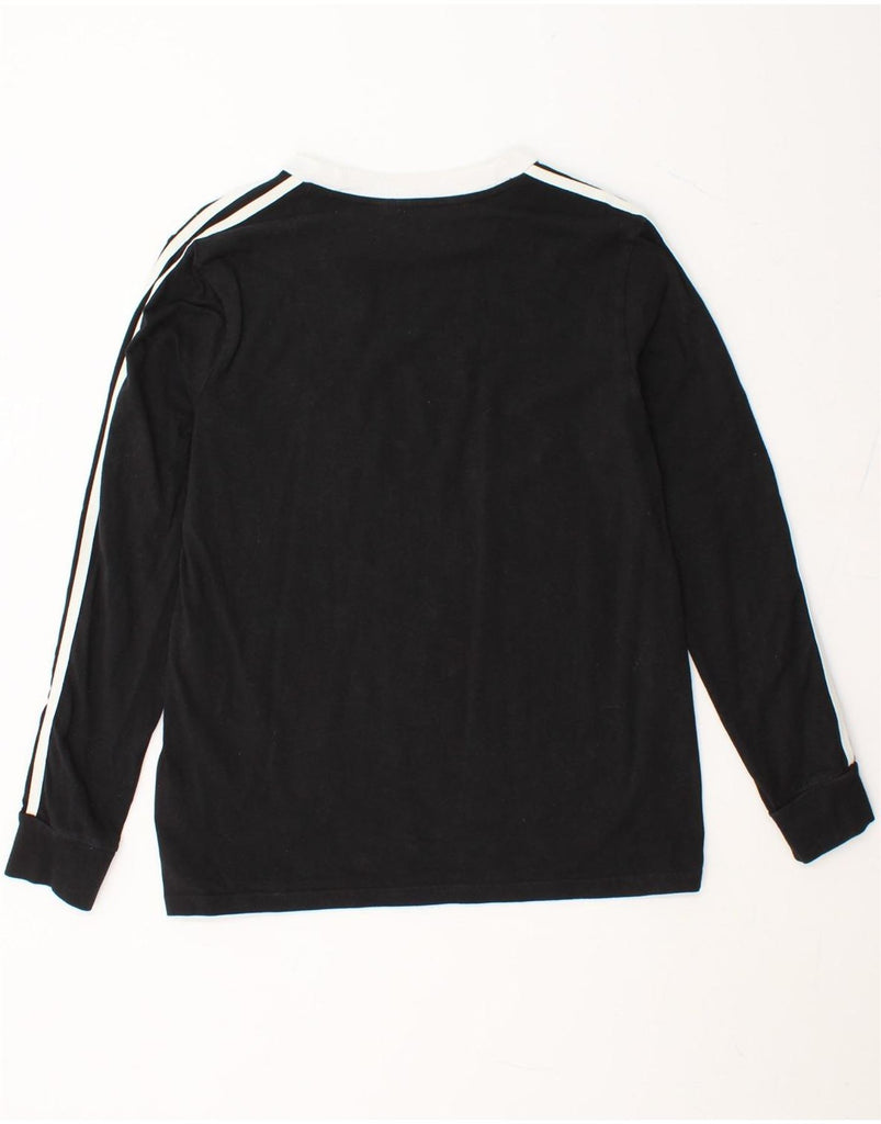 ADIDAS Womens Top Long Sleeve UK 16 Large  Black Cotton Vintage Adidas and Second-Hand Adidas from Messina Hembry 
