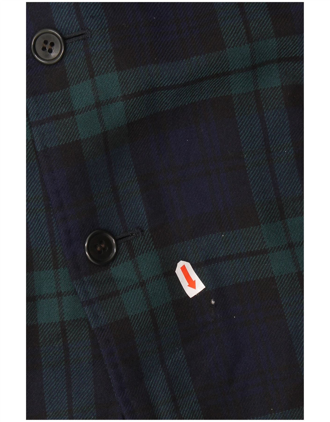 AQUASCUTUM Mens 3 Button Blazer Jacket UK 40 Large Navy Blue Check