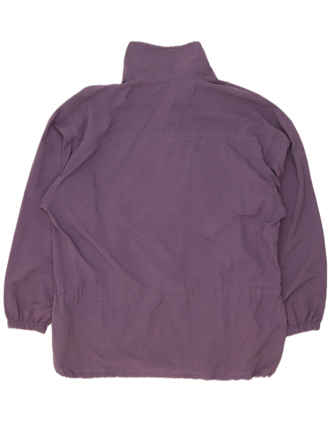 Vintage Mens Graphic Loose Fit Anorak Jacket UK 38 Medium Purple Polyamide