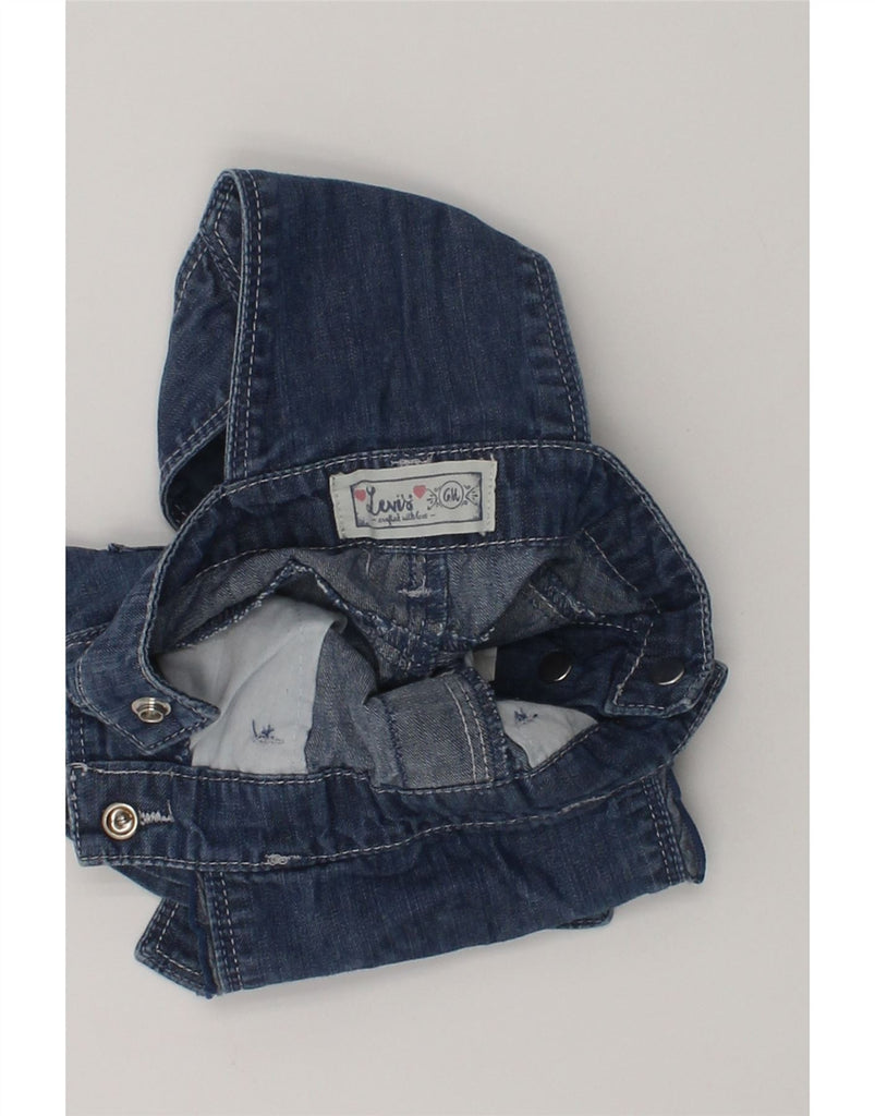 LEVI'S Baby Girls Dungarees Denim Shorts 3-6 Months W18  Blue Cotton | Vintage Levi's | Thrift | Second-Hand Levi's | Used Clothing | Messina Hembry 