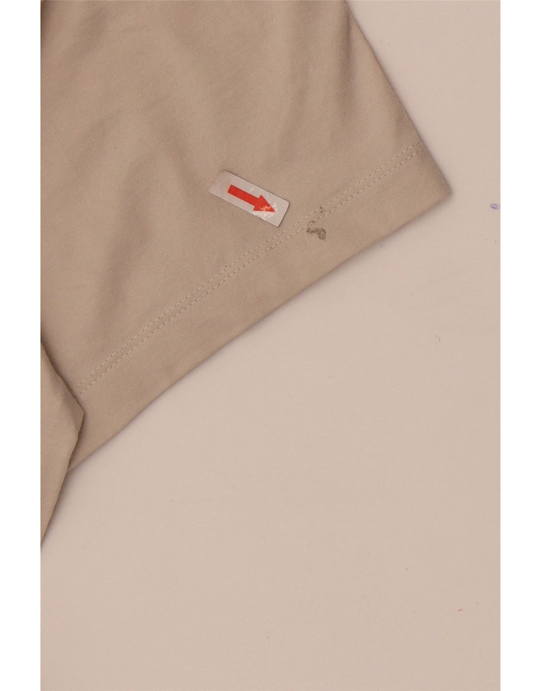 Nike Mens Graphic T-Shirt Top 2XL Beige Cotton