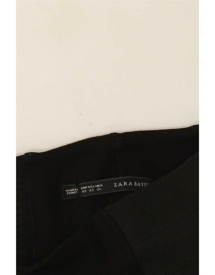 Zara Womens Leggings UK 4 XS Black