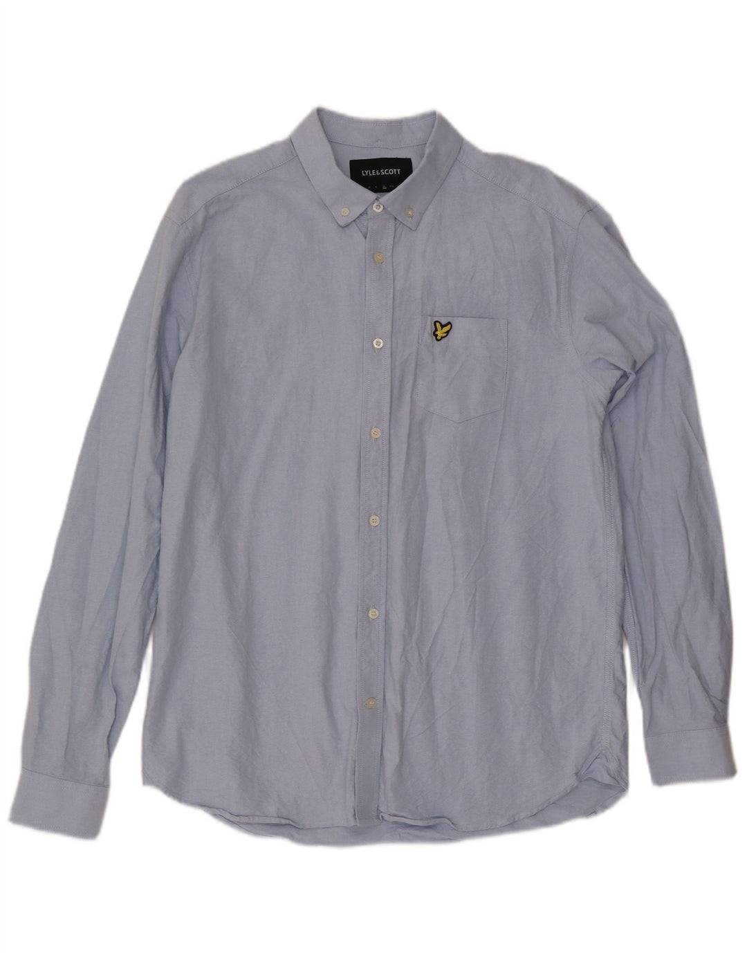 LYLE & SCOTT Mens Shirt XL Blue Cotton