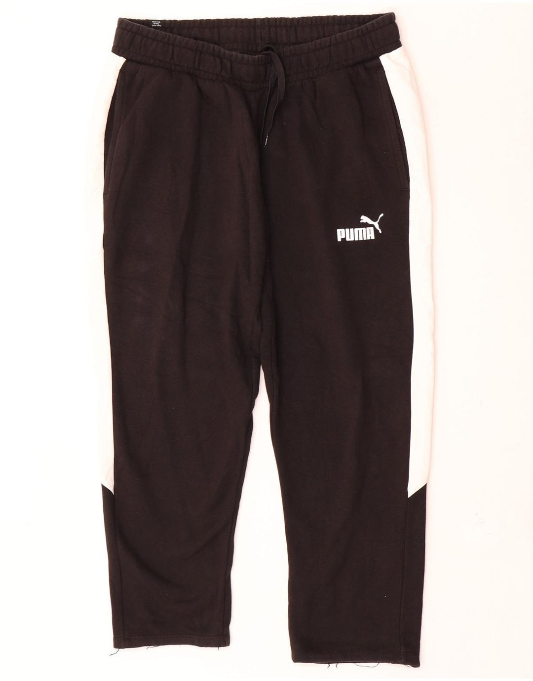 Puma Mens Tracksuit Trousers Large  Black Colourblock