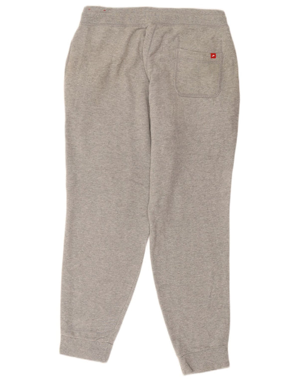 Nike Mens Tracksuit Trousers Joggers Large Grey Flecked Cotton