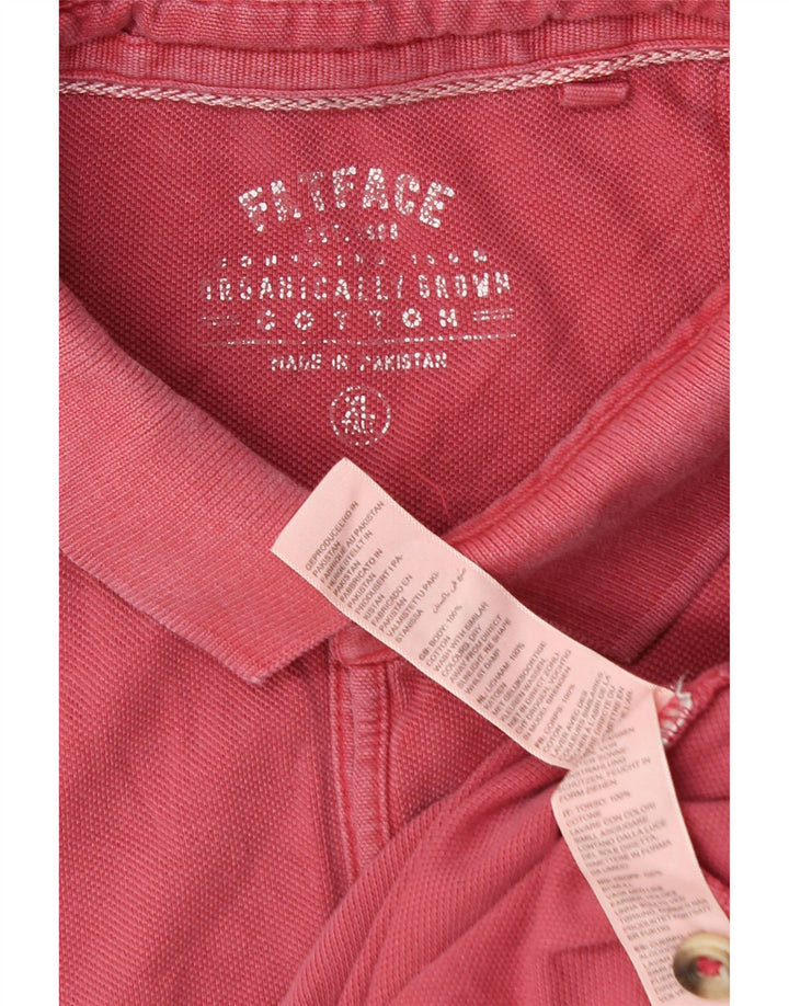 Fat Face Mens Polo Shirt XL Pink Cotton