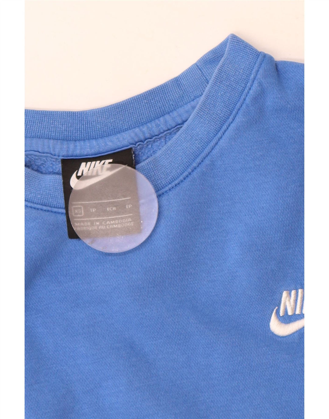 Nike Mens Sweatshirt Jumper XS Blue Cotton