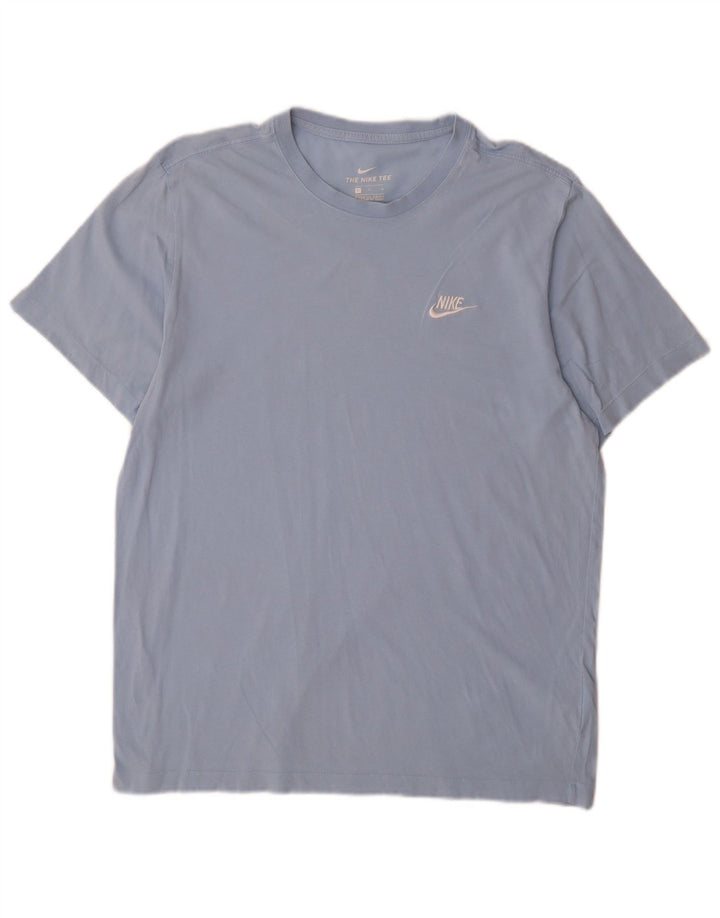 Nike Mens T-Shirt Top Large Blue Cotton