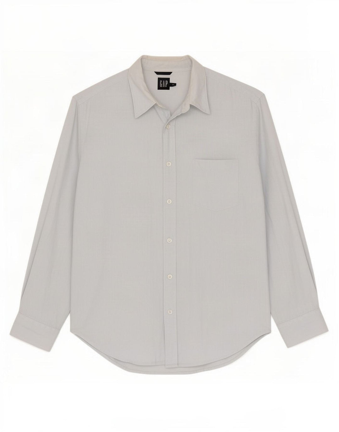 Gap Mens Shirt Large Blue Linen