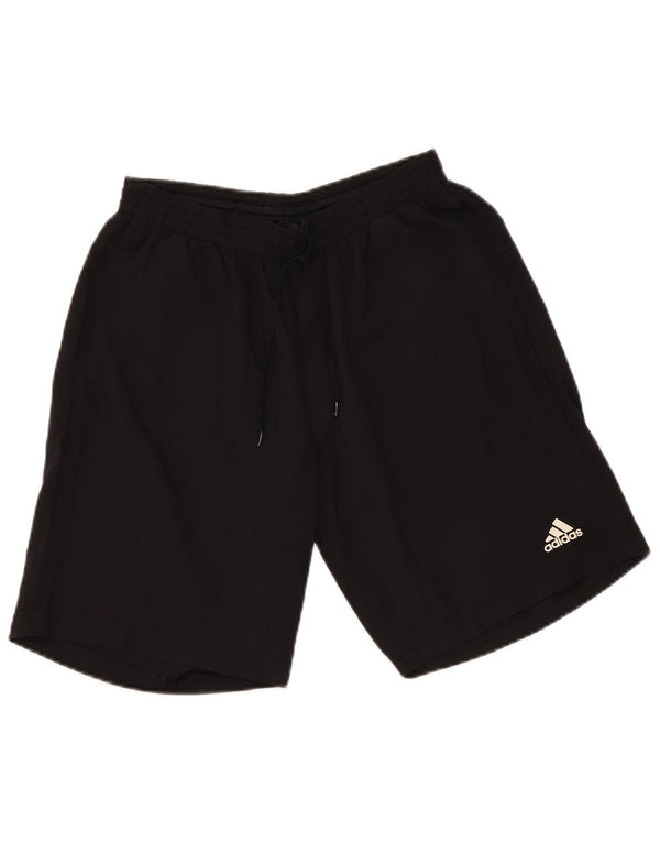 Adidas Mens Aeroready Graphic Sport Shorts Medium Black