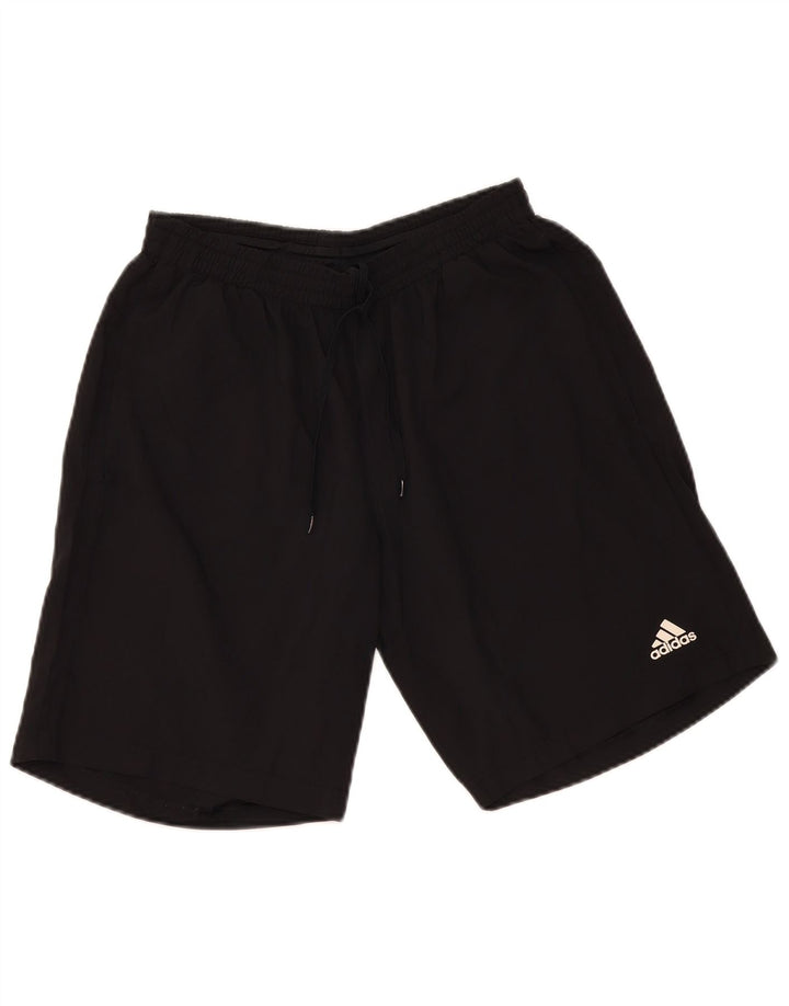 Adidas Mens Aeroready Graphic Sport Shorts Medium Black