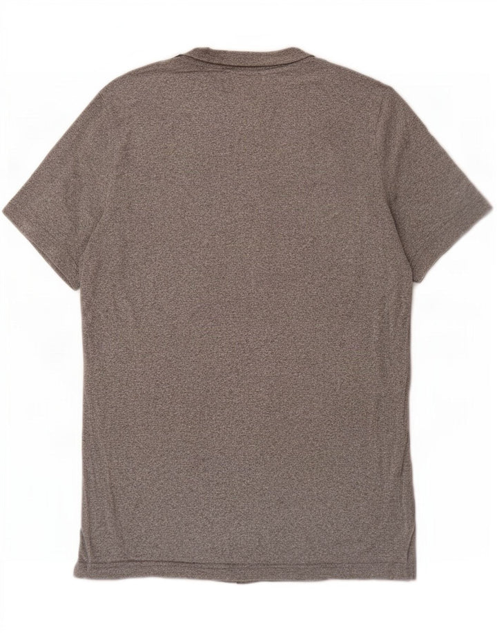 Champion Mens Graphic T-Shirt Top Medium Grey Colourblock