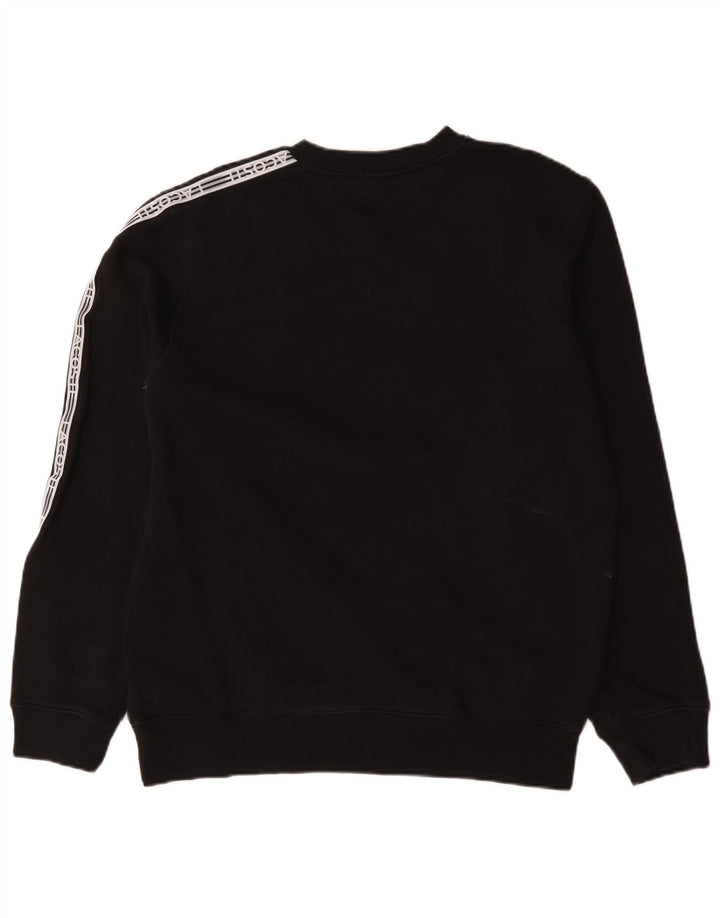 Lacoste Mens Graphic Sweatshirt Jumper Size 5 Large Black Colourblock