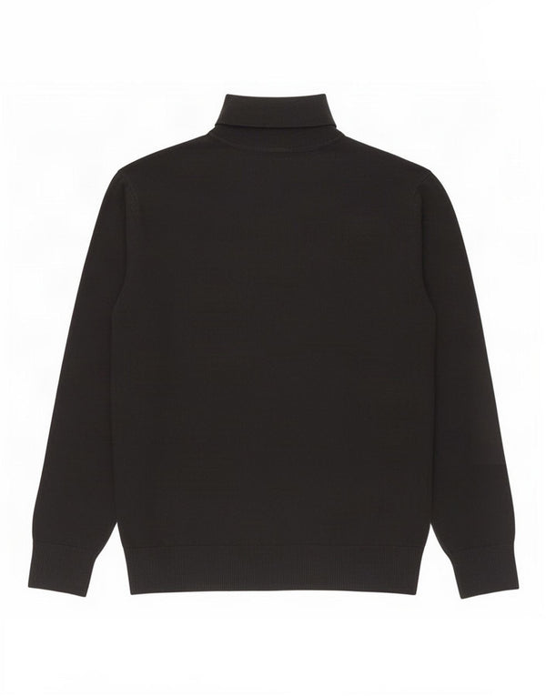 Gap Mens Roll Neck Jumper Sweater Large Black Cotton