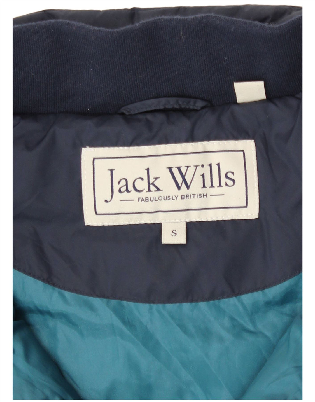 Jack Wills Mens Padded Gilet UK 36 Small Navy Blue