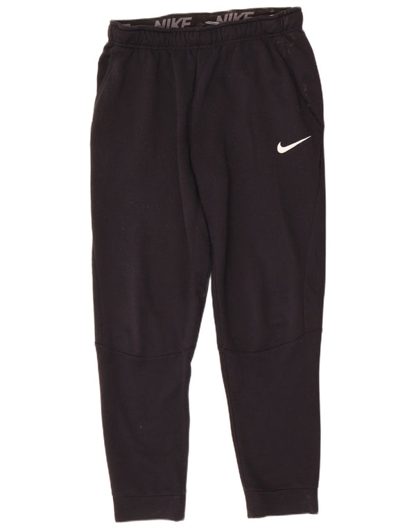 Nike Mens Dri Fit Tracksuit Trousers Joggers Medium  Black Polyester