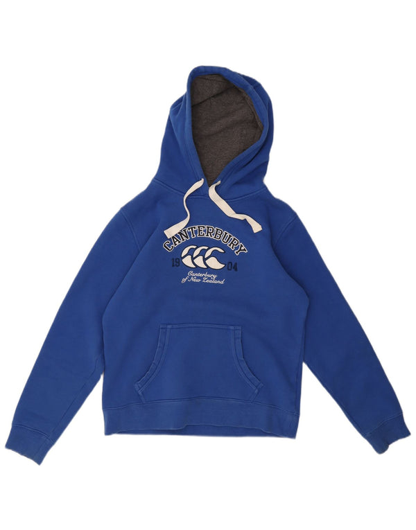 Canterbury Boys Hooded Graphic Hoodie Jumper 11-12 Years Blue
