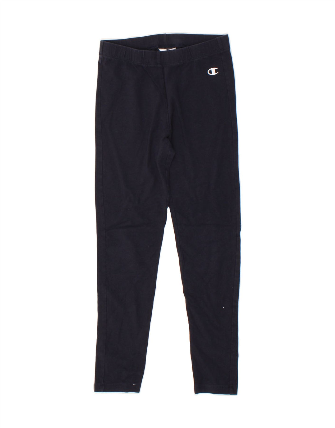 CHAMPION Girls Leggings 11-12 Years Large Navy Blue Vintage Champion and Second-Hand Champion from Messina Hembry 