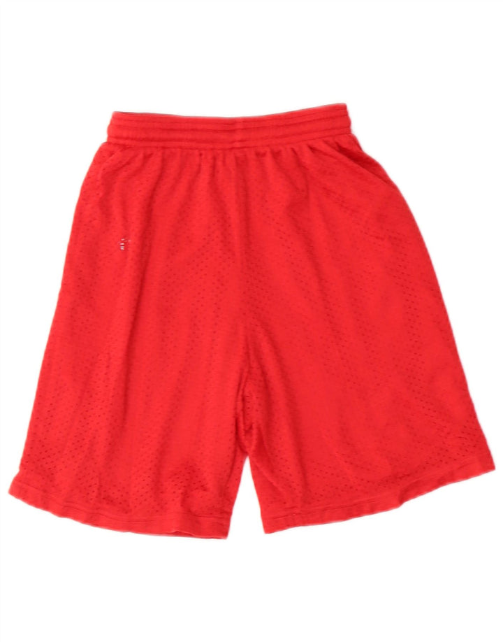 Russell Athletic Boys Sport Shorts 9-10 Years Small Red Nylon