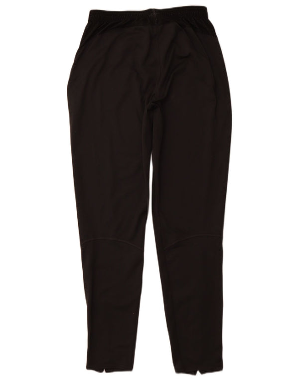 NIKE Mens Dri Fit Tracksuit Trousers Small Black Polyester