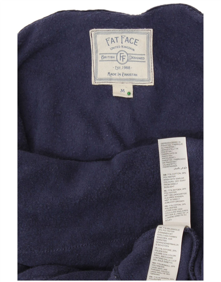 Fat Face Womens Relaxed Fit Sweatshirt Jumper UK 14 Medium Navy Blue
