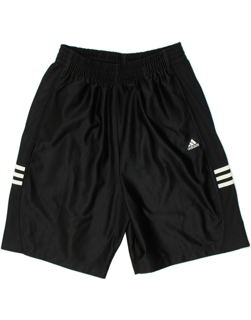 ADIDAS Mens Sport Shorts Medium Black Polyester | Vintage Adidas | Thrift | Second-Hand Adidas | Used Clothing | Messina Hembry 