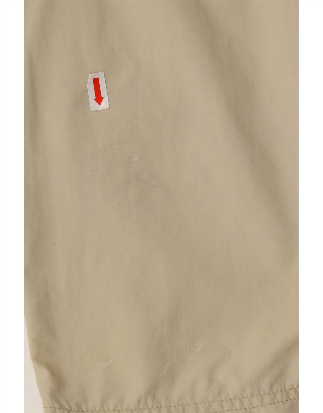 Asics Mens Cargo Shorts W34 Large Beige Polyamide