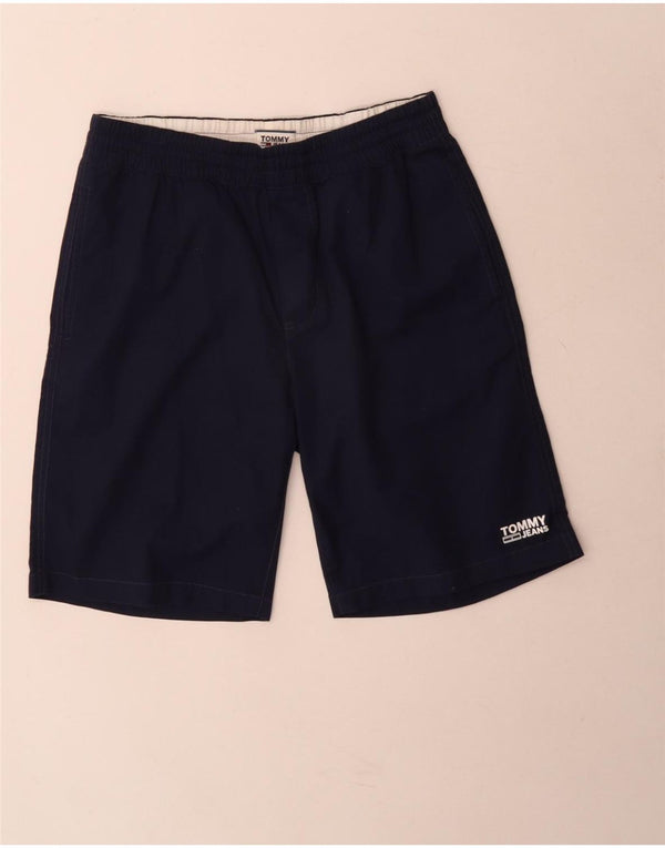 Tommy Hilfiger Mens Chino Shorts Small W28 Navy Blue Cotton
