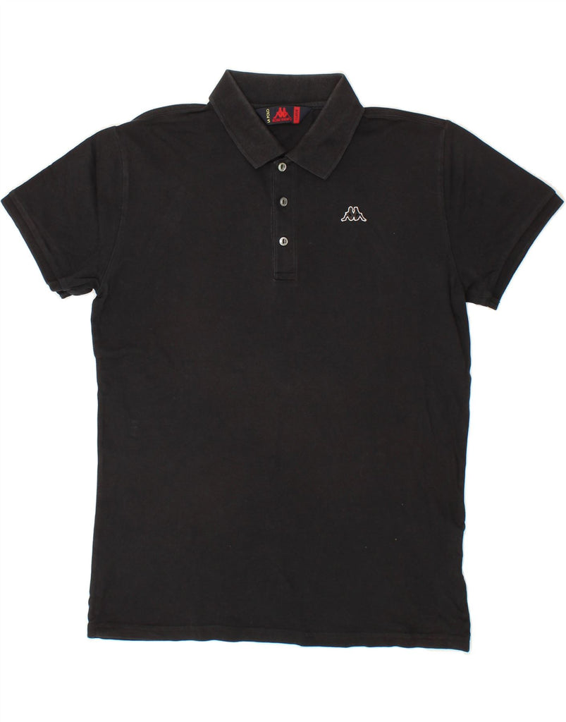 KAPPA Mens Polo Shirt XL Black Cotton Vintage Kappa and Second-Hand Kappa from Messina Hembry 