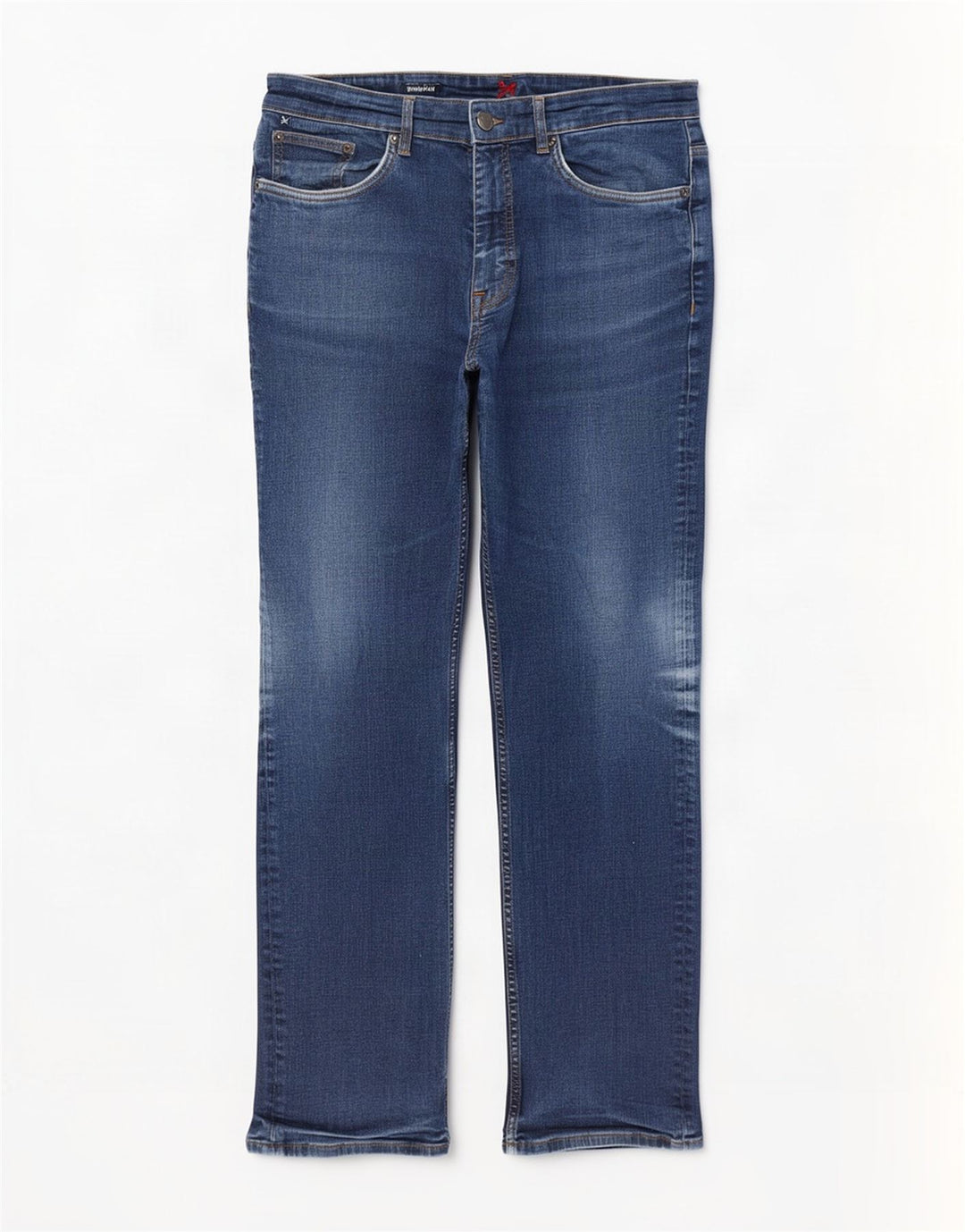 Crew Clothing Mens Straight Jeans W36 L30 Blue Cotton