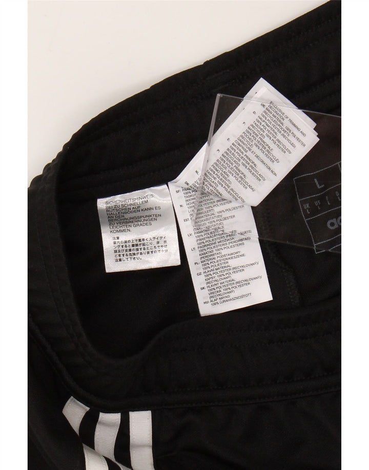 Adidas Mens Aeroready Tracksuit Trousers Large  Black Polyester