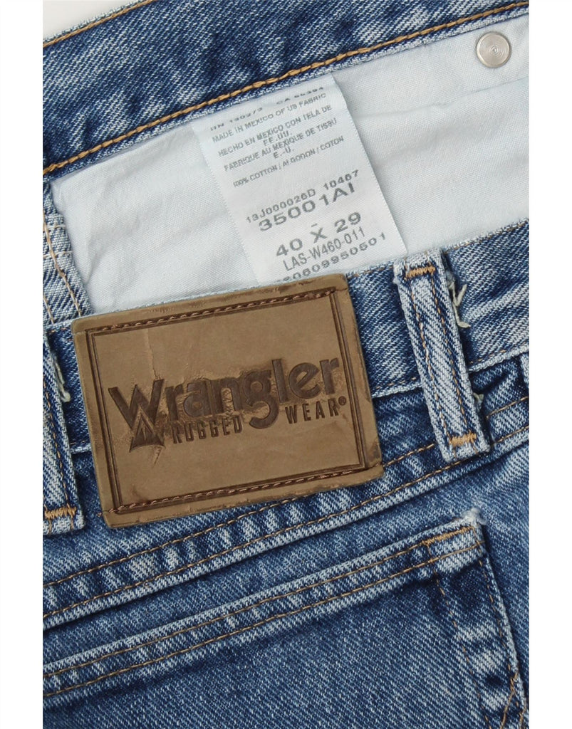 WRANGLER Mens Loose Fit Cropped Jeans  W40 L24 Blue Cotton Vintage Wrangler and Second-Hand Wrangler from Messina Hembry 