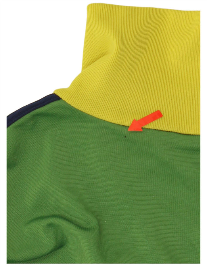 Adidas Mens Tracksuit Top Jacket Medium Multicoloured Colourblock Polyester