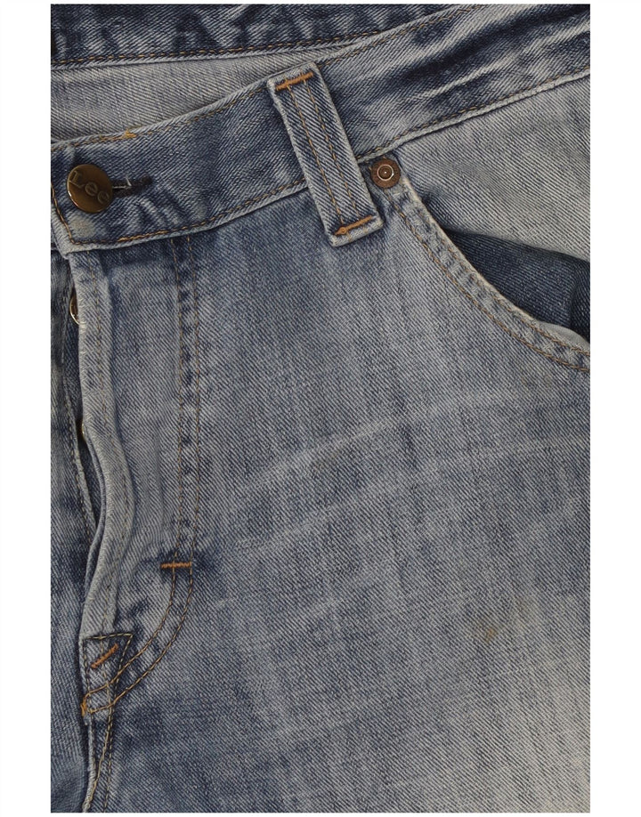 Lee Mens Flint Bootcut Jeans W34 L34 Blue Cotton