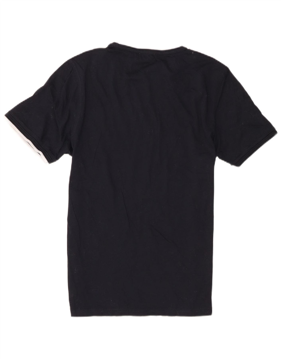 Reiss Mens Short Sleeve Regular T-Shirt Top Medium Black Cotton