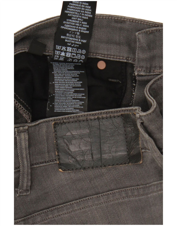 G-Star Mens Revend Slim Jeans W32 L27 Grey Cotton