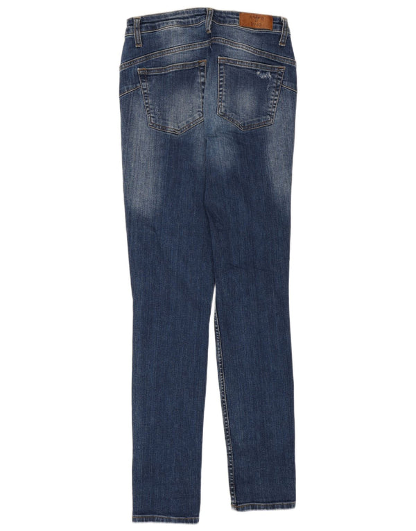 Liu Jo Womens Rebelqueen Distressed Skinny Jeans W30 L30 Blue