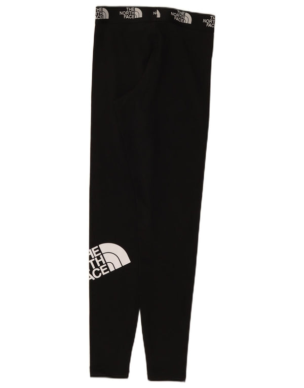 The North Face Womens Graphic Leggings UK 4 XS Black Cotton