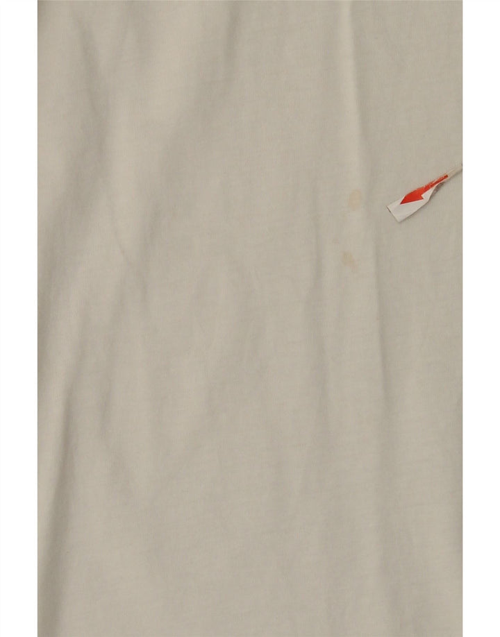 Timberland Mens Regular Fit Graphic T-Shirt Top Medium White Cotton