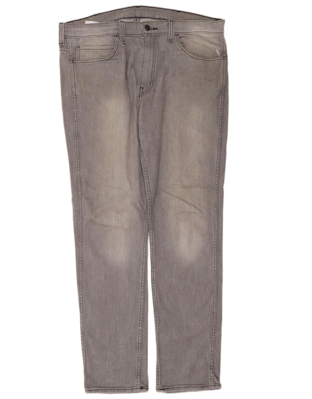 Levi's Mens 511 Slim Jeans W38 L32 Grey Cotton