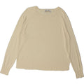 ZARA Womens Oversized Boat Neck Jumper Sweater UK 10 Small Beige Vintage Zara and Second-Hand Zara from Messina Hembry 