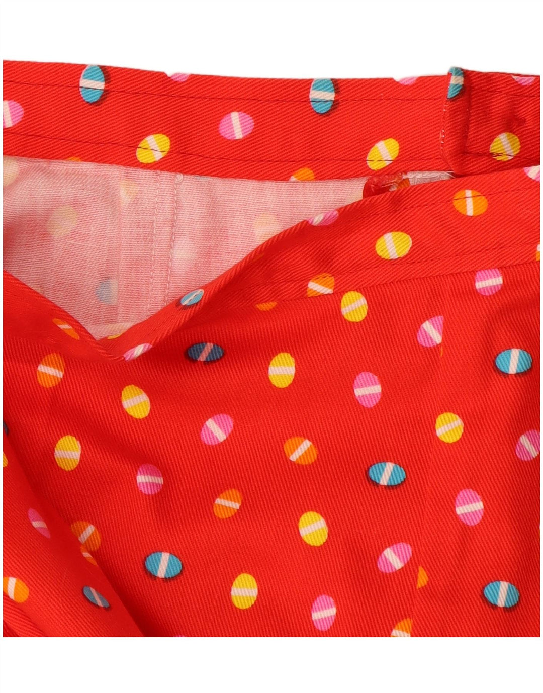 VINTAGE Womens Maxi Skirt W26 Small  Red Spotted