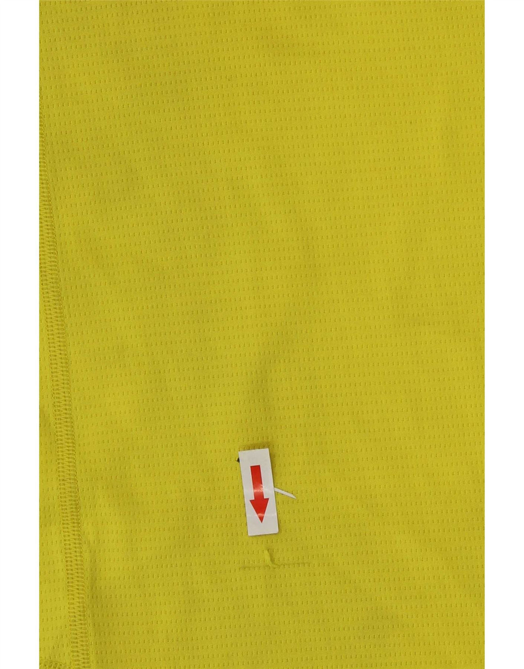 Puma Mens T-Shirt Top Small Yellow Polyester